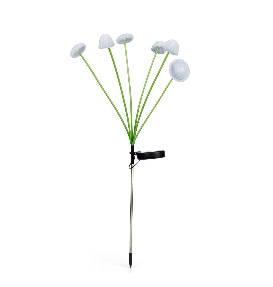 Solar-Powered LED Stake Light, Mushroom-Shaped, 6xLED, 72 cm | LVT