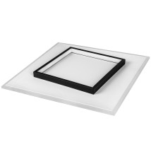 Żyrandol LED 32W 40x40cm 4000K czarny | LVT