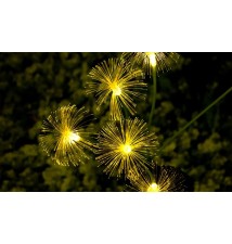 Lampa LED solarna wbijana meduza 6xLED 77cm | LVT