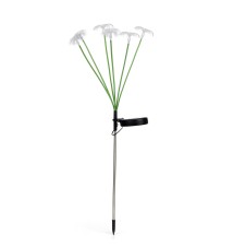 Lampa LED solarna wbijana meduza 6xLED 77cm | LVT