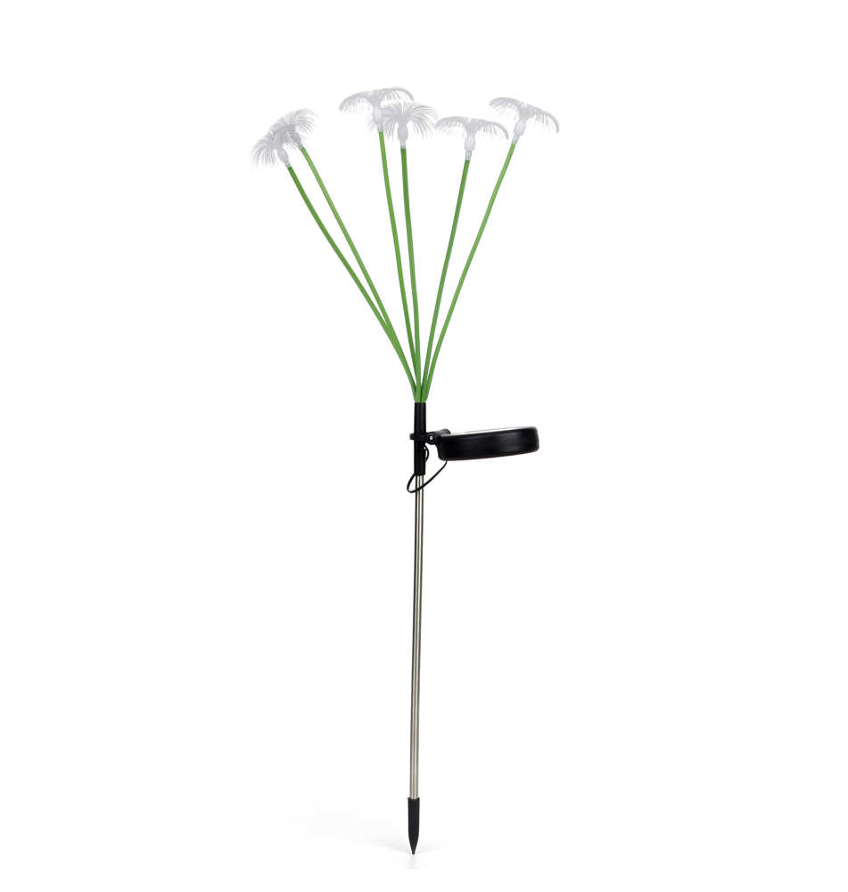 Lampa LED solarna wbijana meduza 6xLED 77cm