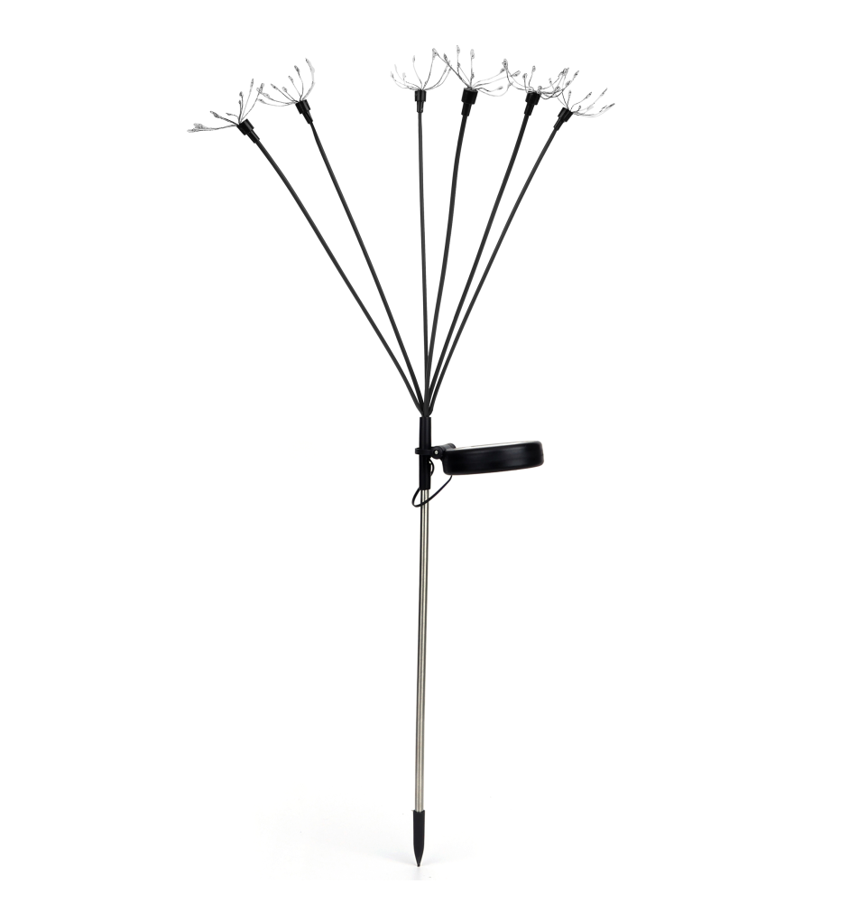 Lampa LED solarna wbijana stokrotki 6xLED 73cm