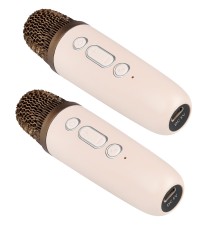 Głośnik Bluetooth przenośny karaoke - 2 mikrofony | LVT
