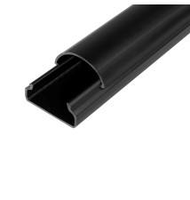30mm Black PVC TV/Audio Trim, 100 cm | LVT