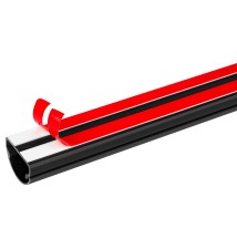 30mm Black PVC TV/Audio Trim, 100 cm | LVT