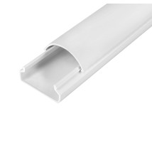 30mm White PVC TV Trim, 100 cm | LVT