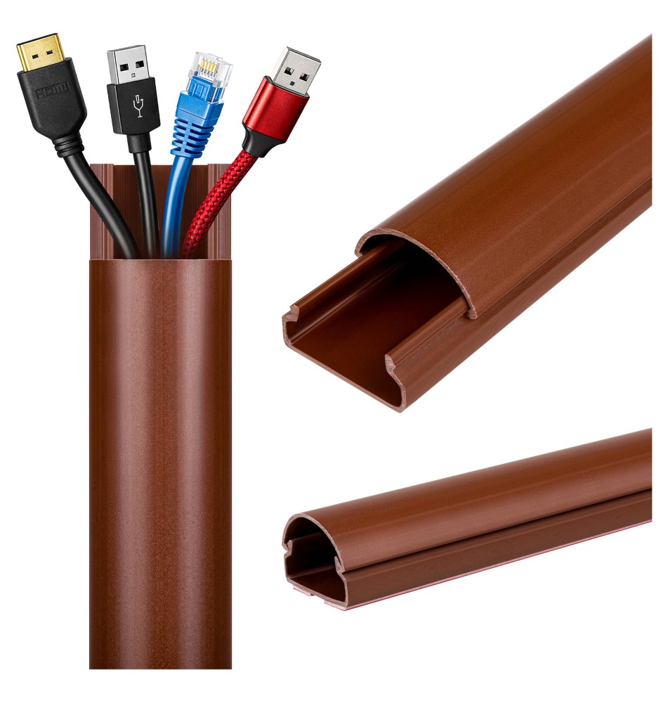 30mm Gray PVC TV/Audio Trim, 100 cm | LVT