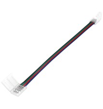 10mm RGB Snap-On LED Strip Connector with Cable (2-pack) | LVT