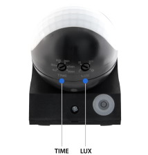 Czujnik ruchu PIR zewnętrzny regulowany IP44 czarny