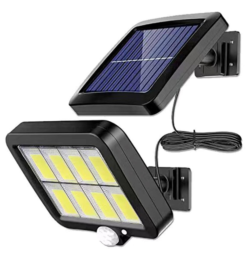 Naświetlacz LED solarny IP44 8xCOB PIR