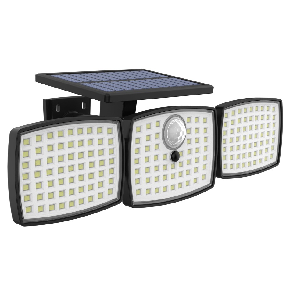 IP44 179xSMD PIR Solar LED Floodlight | LVT