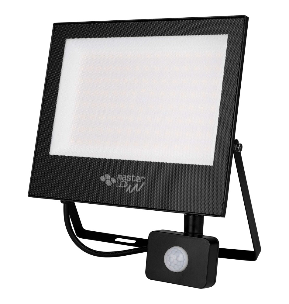 Tiga2 100W 4500K Black SMD LED Floodlight with PIR | LVT