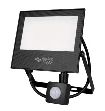 Tiga2 50W 4500K Black SMD LED Floodlight with PIR | LVT