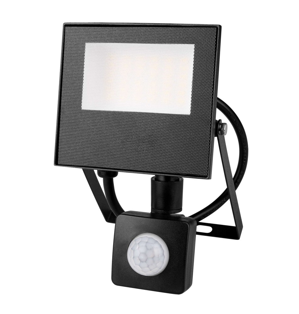 Naświetlacz LED SMD Mola 20W 4500K Czarny PIR | LVT