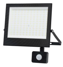 Mola2 100W 4500K Black PIR SMD LED Floodlight | LVT