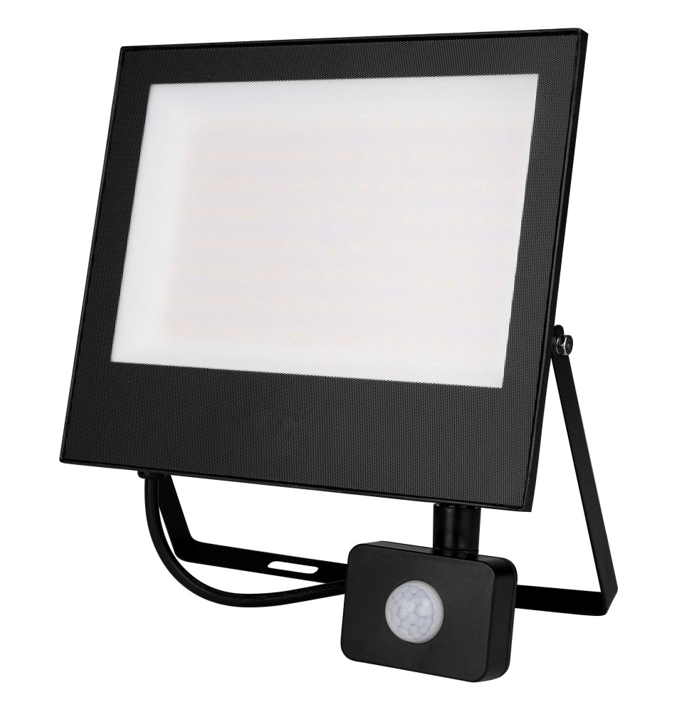 Naświetlacz LED SMD Mola 100W 4500K Czarny PIR | LVT