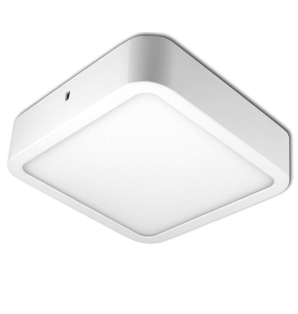 Orto 12W Square Surface-Mounted LED Panel, White 4000K | LVT