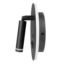 Kinkiet do czytania Piero G9+LED USB czarny.