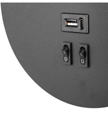Kinkiet do czytania Piero G9+LED USB czarny.