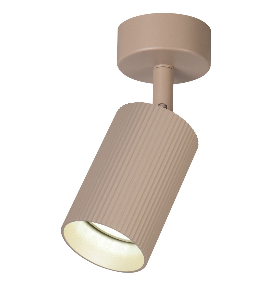 Lucerno Adjustable GU10 LED Wall Sconce x1, Beige | LVT