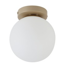Kinkiet E27 LED Bali-15 15cm x1 beż+złoty | LVT