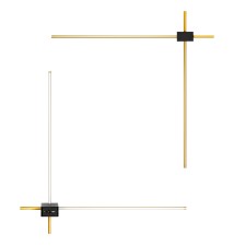 Como 12W 2x60cm LED Wall Sconce | LVT