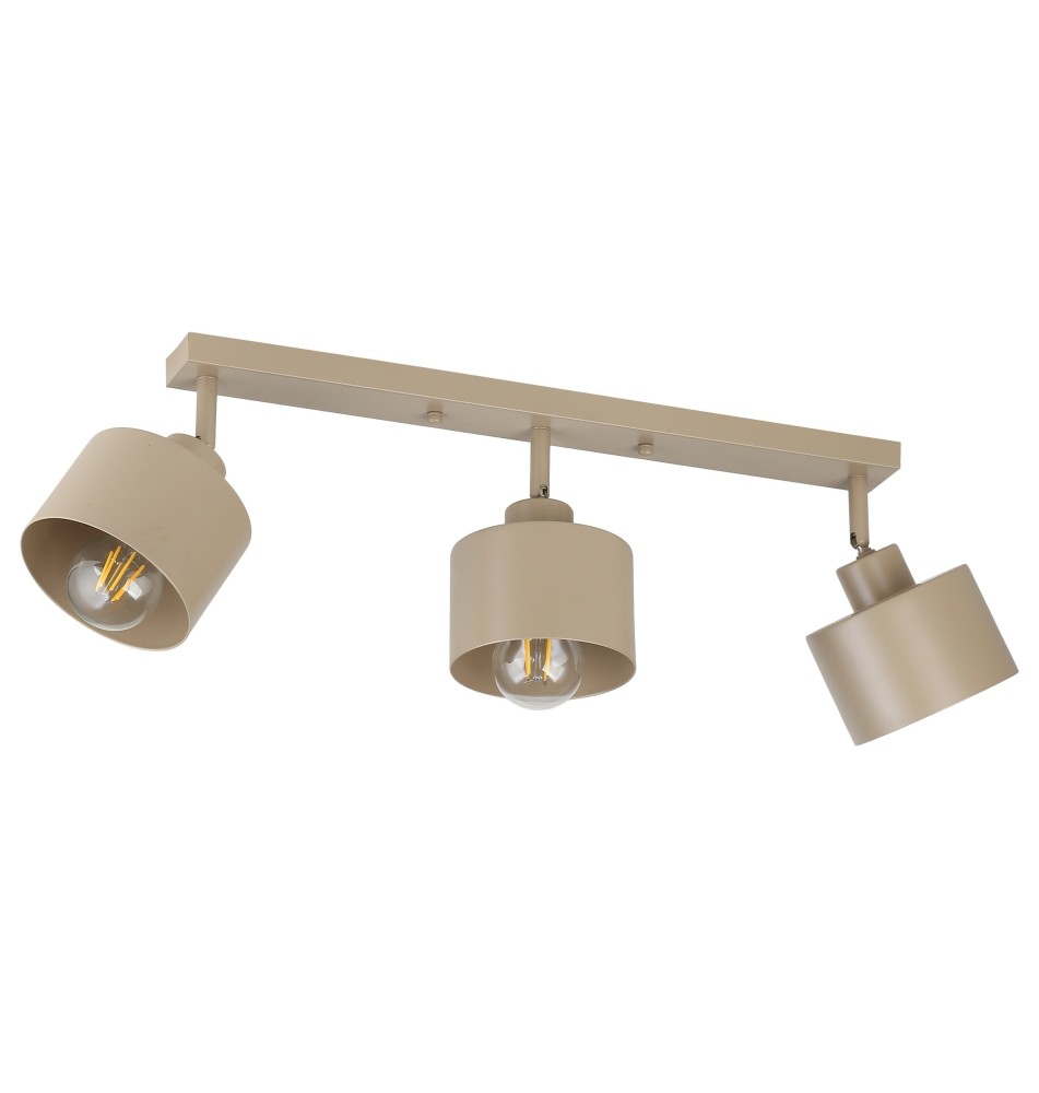 Elza Adjustable E27 LED Wall Sconce, Set of 3, Beige | LVT