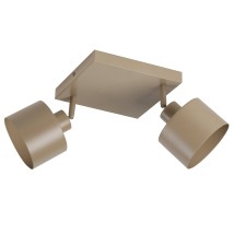 Elza Adjustable E27 LED Wall Sconce, 2-Pack, Beige | LVT