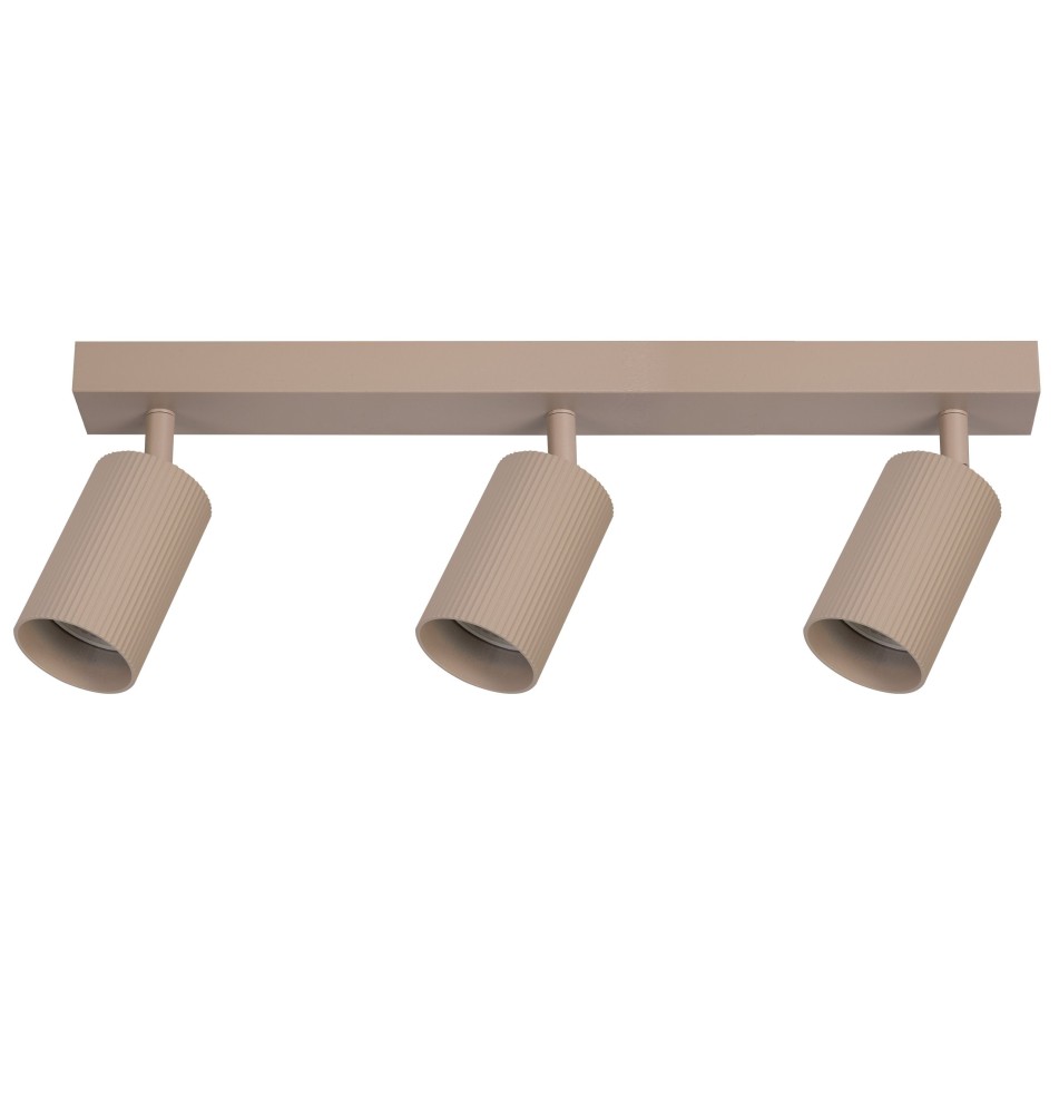 Lucerno Adjustable GU10 LED Wall Sconce, Set of 3, Beige | LVT