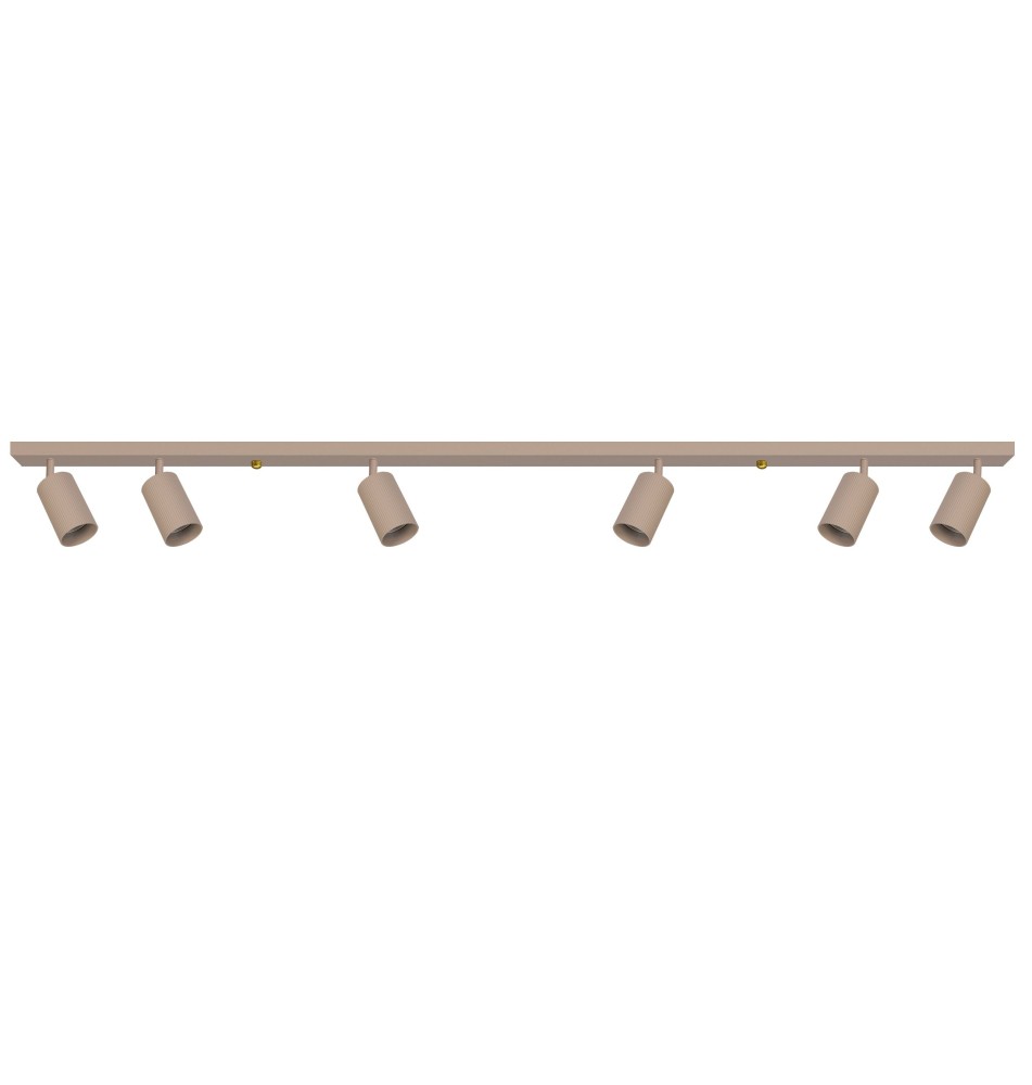 Lucerno Adjustable GU10 LED Wall Sconce, Set of 6, Beige | LVT