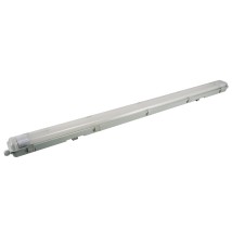120 cm 2x36W Clear LED Light Fixture | LVT