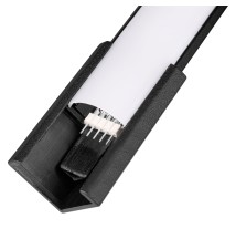 RGBCCT 9W 140cm Black LED Corner Floor Lamp | LVT