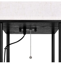 Ganto 2 Floor Lamp, 1xE27, 160 cm, Black | LVT