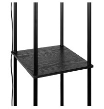 Ganto 2 Floor Lamp, 1xE27, 160 cm, Black | LVT
