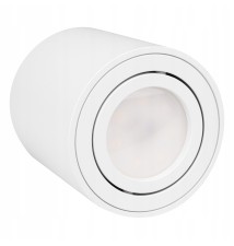 GU10 Round Surface-Mounted Light Fixture, 80x84, Adjustable, White V | LVT