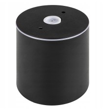 IP54 GU10 Surface-Mounted Round Light Fixture, 90x95, Black | LVT