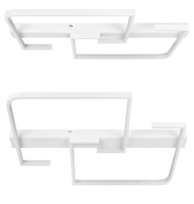 Moris LED Chandelier 62x50x6 cm, 29 W, White, 3CCT DIP | LVT