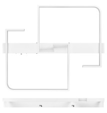 Moris LED Chandelier 62x50x6 cm, 29 W, White, 3CCT DIP | LVT