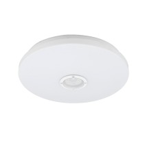 Plafon Led ERIK 48W 400mm RGBW CCT Głośnik Pilot.
