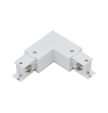 3-Phase L-Type Rail Connector, White, Left | LVT