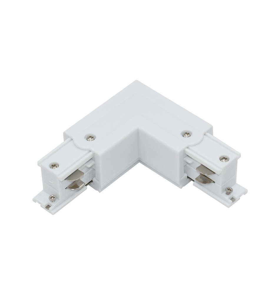 3-Phase L-Type Rail Connector, White, Left | LVT