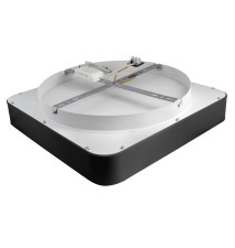 Galaxis Aries LED Chandelier, 40x40x8 cm, 54 W, black. | LVT