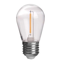 Żarówka LED E27 Filament ST14 24V 1W PC 5 szt