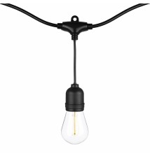 LED String Lights 230V 10m 20x E27 2700K | LVT