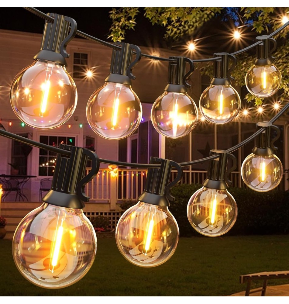 24V LED String Lights, 20 m, 36x E12, 2700K, Pilot | LVT