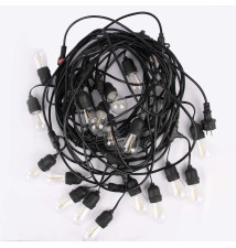LED String Lights 230V, 15m, 15x E27, 2700K | LVT