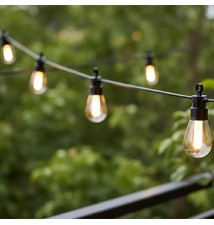 24V LED String Lights, 6.5 m, 10x 2700K Teardrop LEDs | LVT