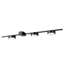 Żyrandol LED GX53 Zola x3 60cm czarny | LVT