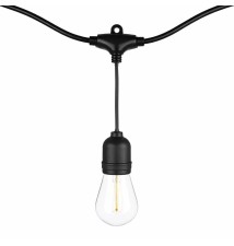 LED String Lights 230V 10m 10x E27 2700K | LVT