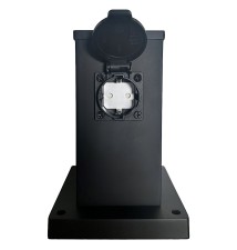 Ontario 230V 20cm Garden Post with 2 Outlets (PC) | LVT